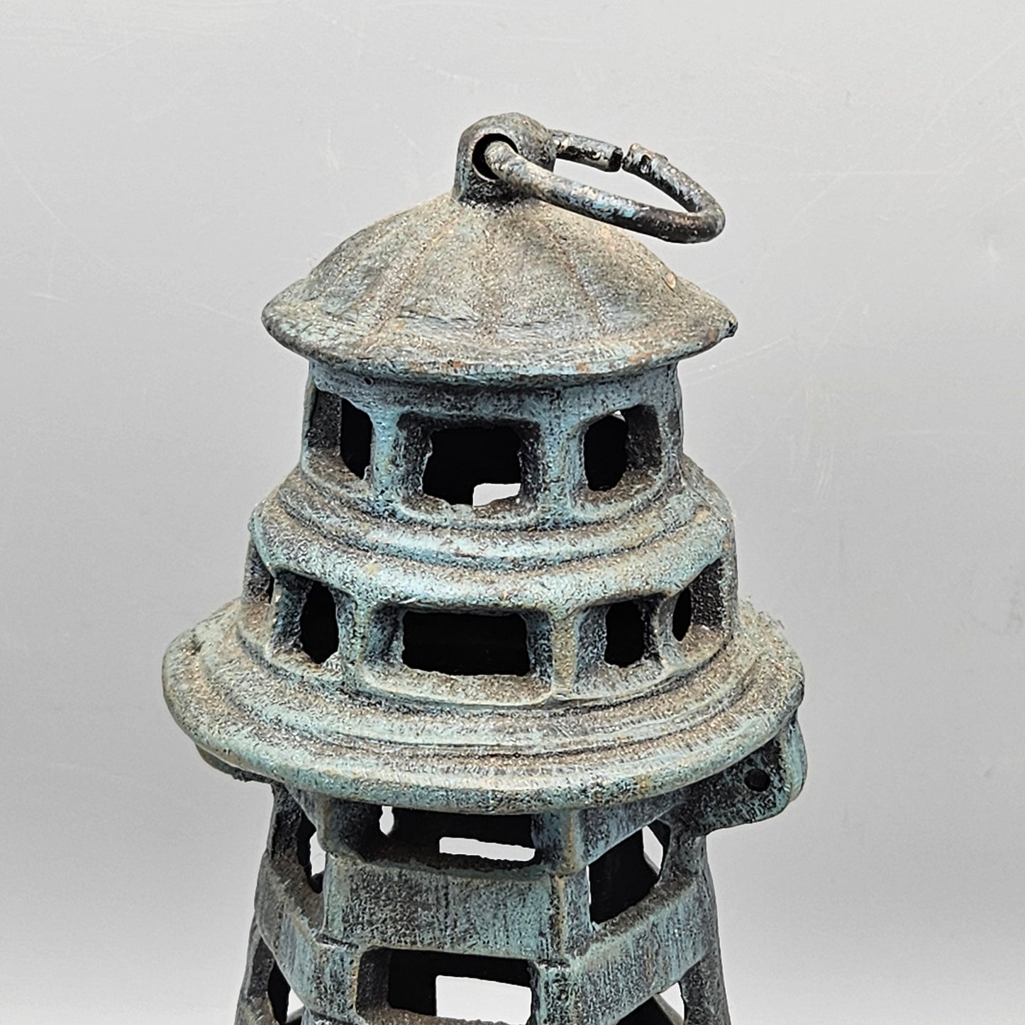 Cast Iron Lighthouse Candle Lantern