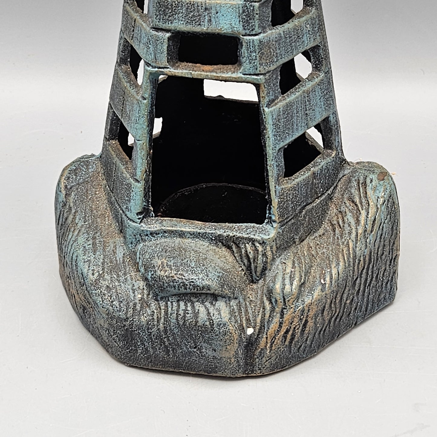 Cast Iron Lighthouse Candle Lantern