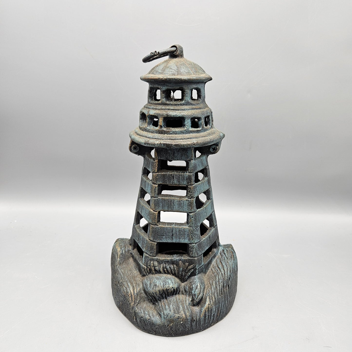 Cast Iron Lighthouse Candle Lantern