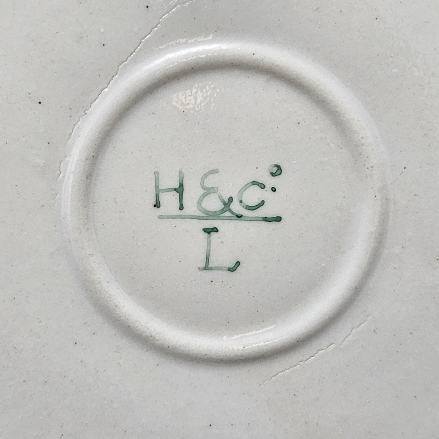Glazed Earthenware Oyster Plate