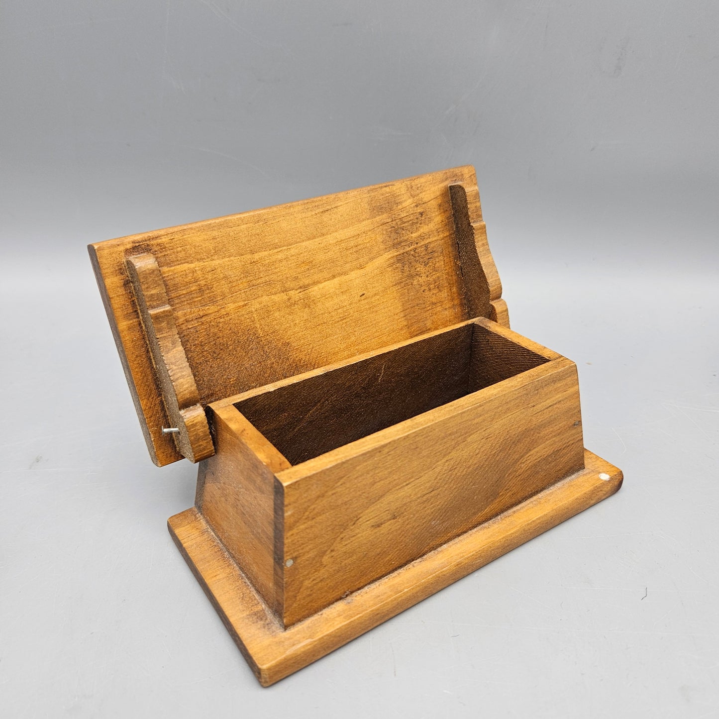 Wooden Trinket Box with Brass Seahorses
