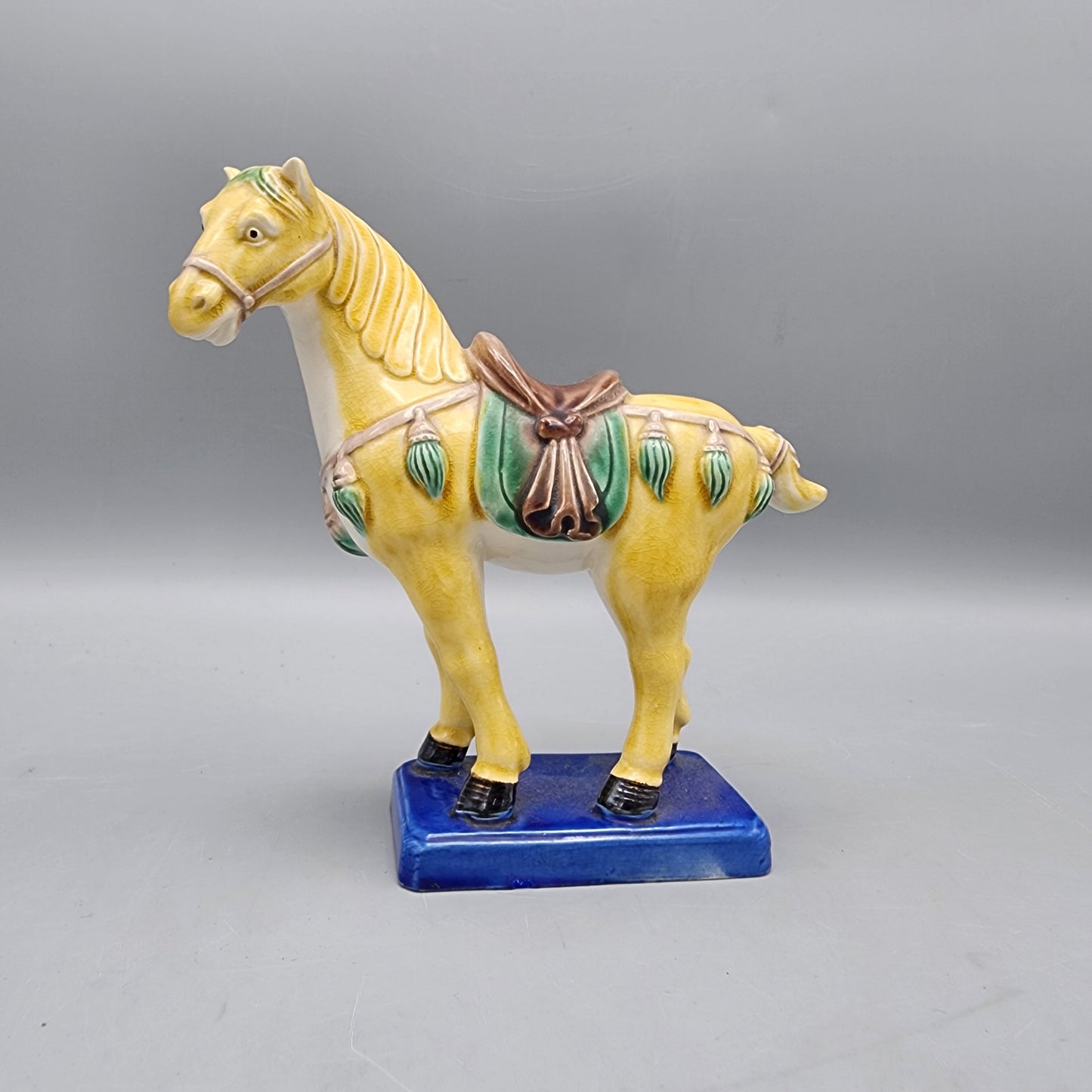 Small Chinese Porcelain Tang Dynasty Style Horse
