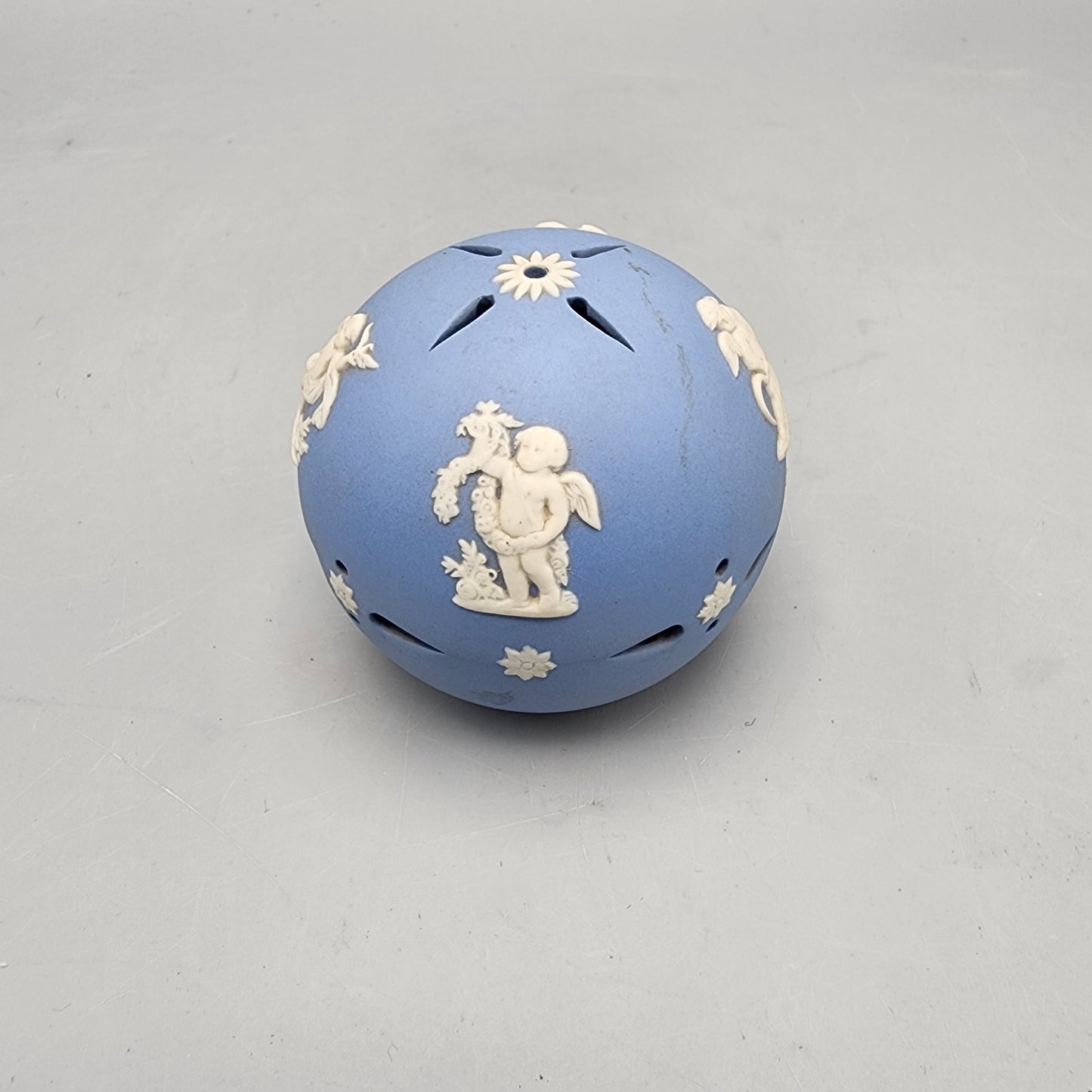 Wedgwood Light Blue Jasperware Pomader