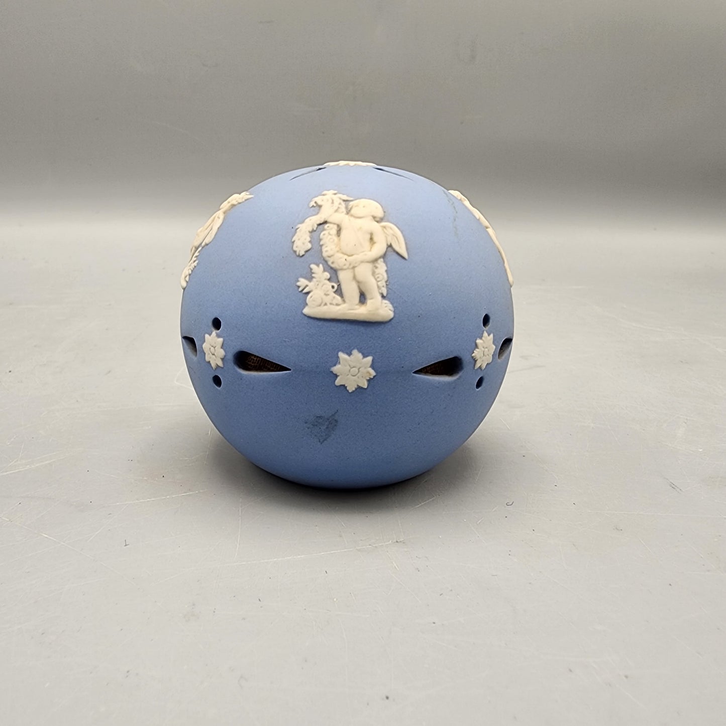Wedgwood Light Blue Jasperware Pomader