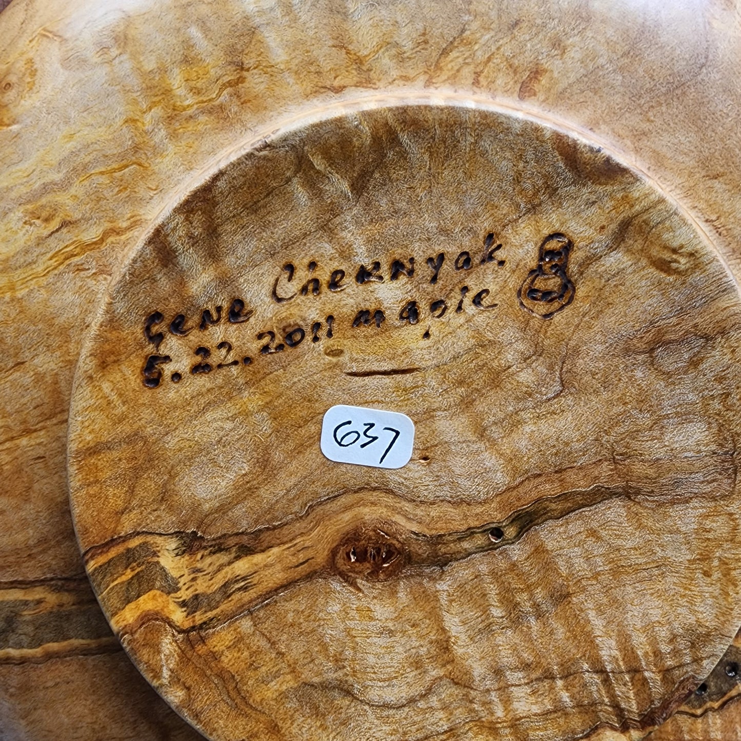 Gene Chernyak Turned Burlwood Bowl