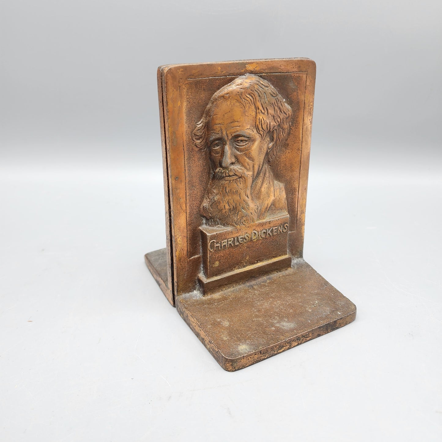 Pair Mark Twain & Charles Dickens Bookends