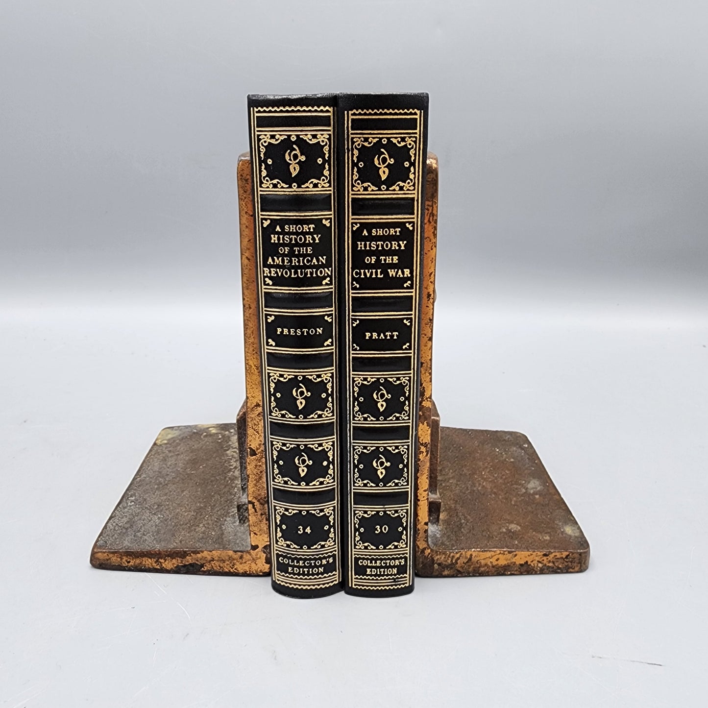 Pair Mark Twain & Charles Dickens Bookends