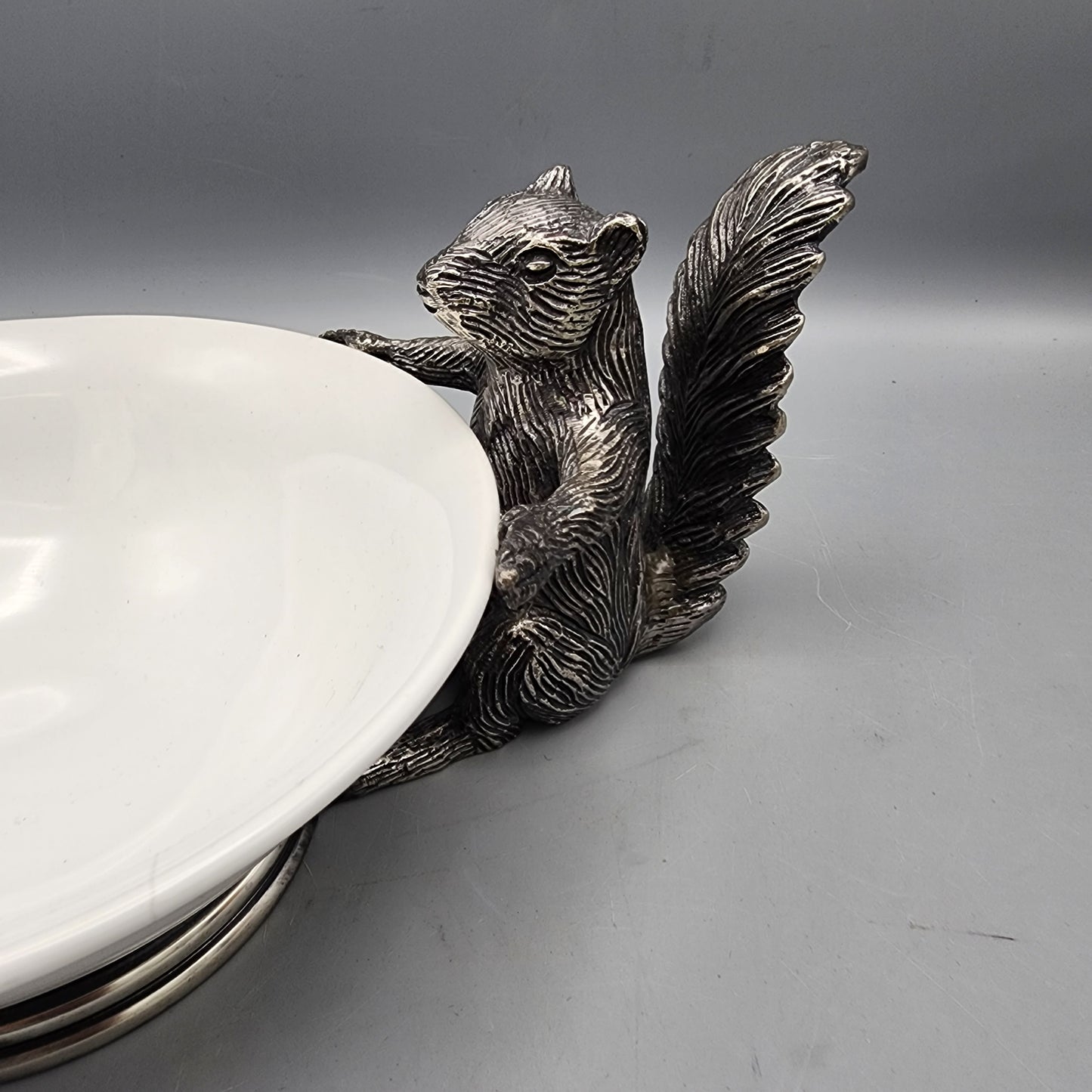Pier One Imports Ceramic and Metal Serving Bowl