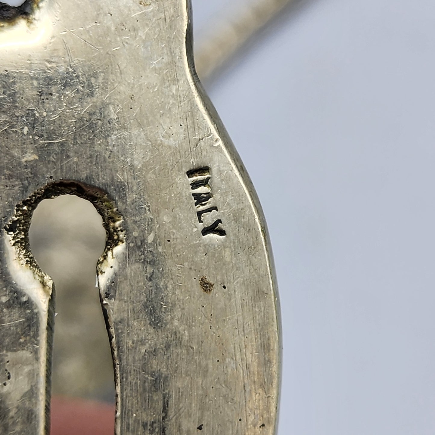 Pair Italian Silverplate Salad Servers