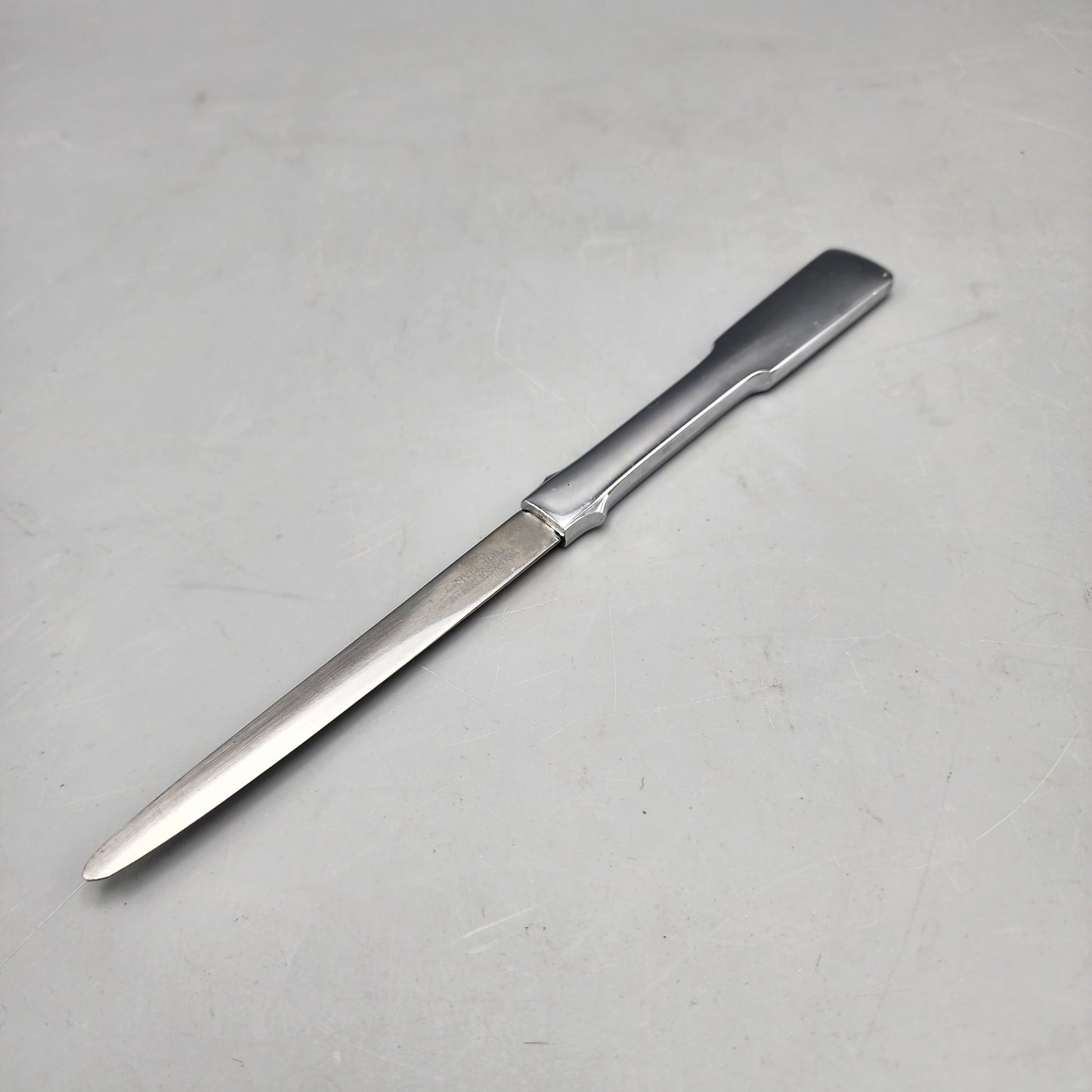Chrome Letter Opener with Stainless Steel Blade