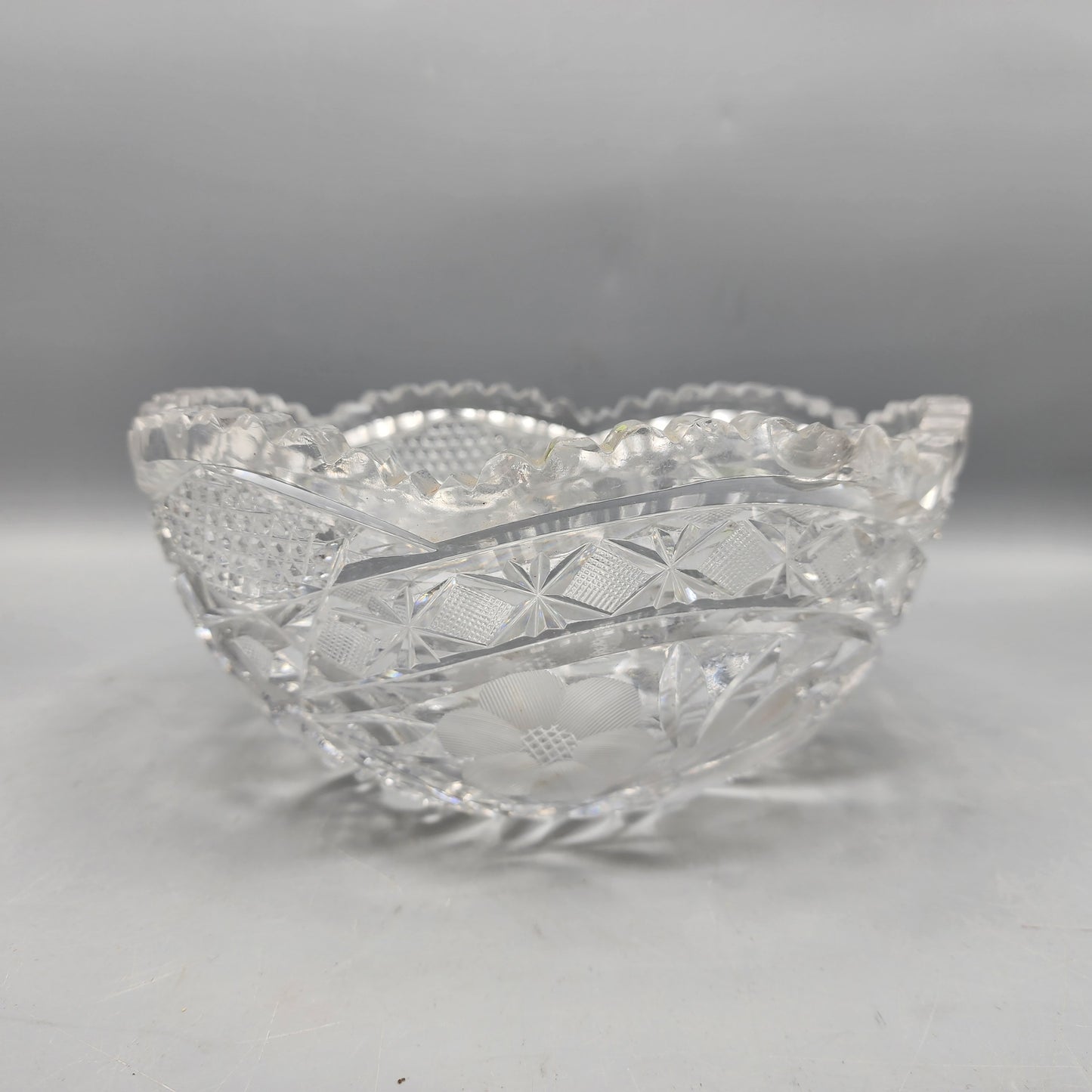 American Brilliant Cut Glass Bowl