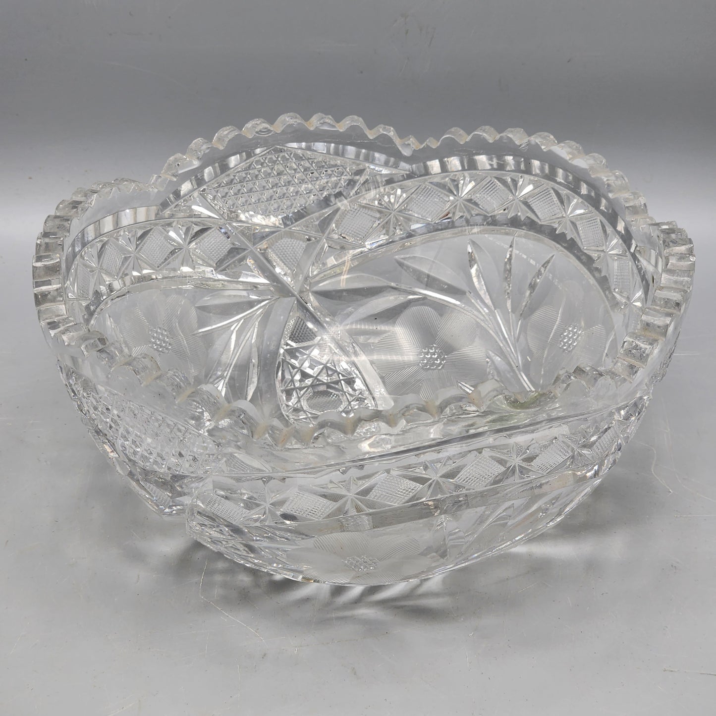 American Brilliant Cut Glass Bowl