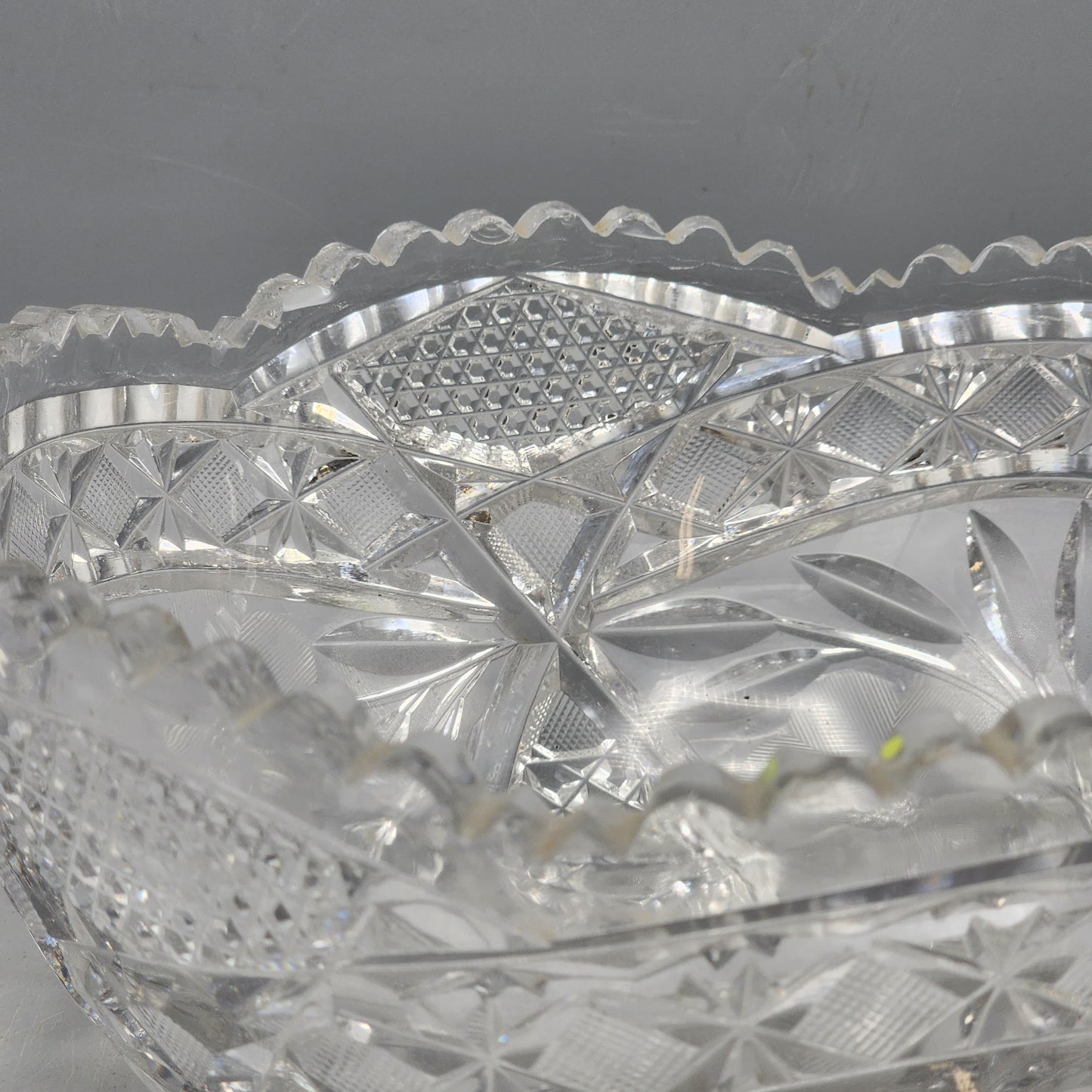 American Brilliant Cut Glass Bowl
