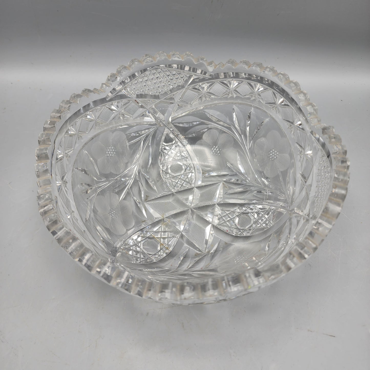 American Brilliant Cut Glass Bowl