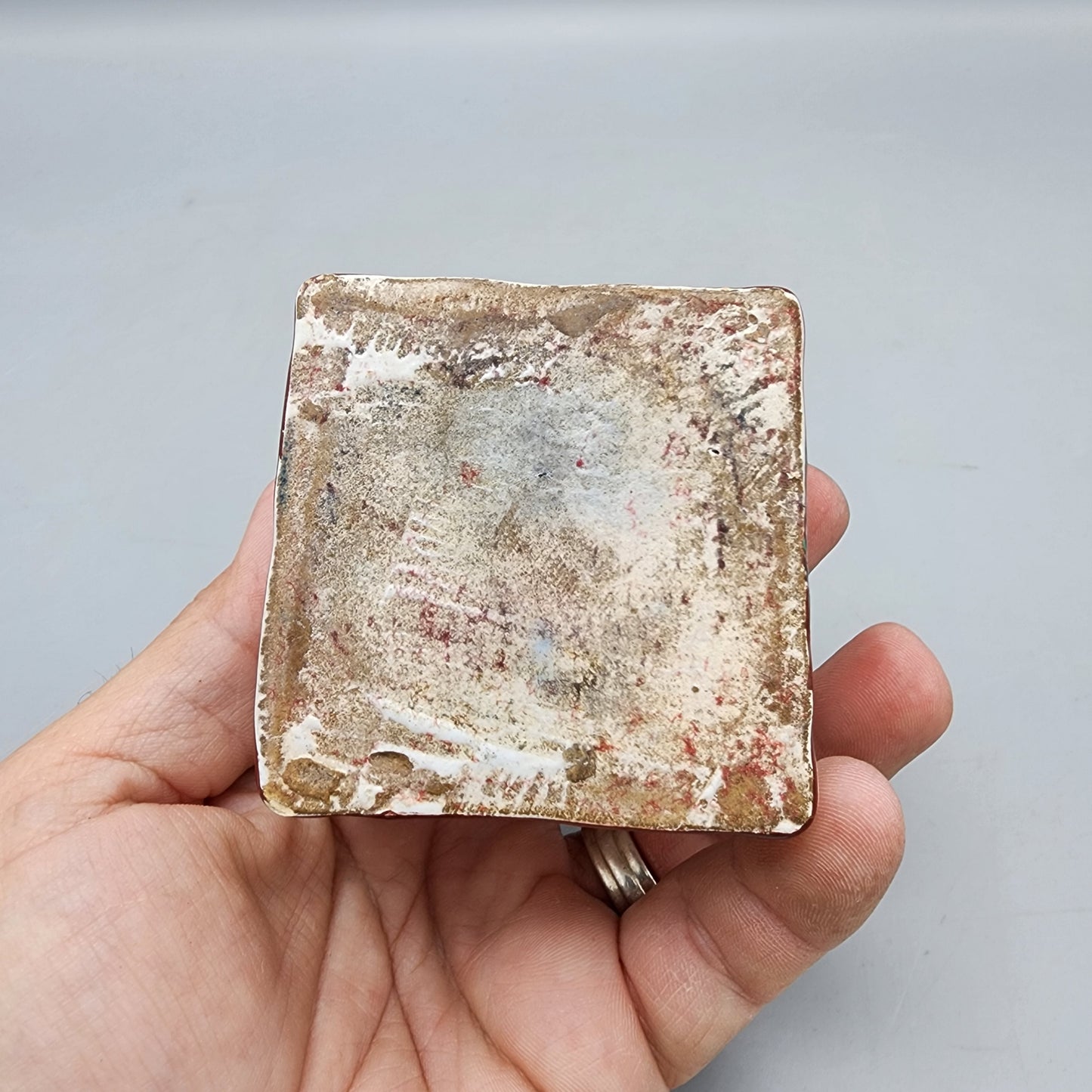 Antique French Faience Inkwell