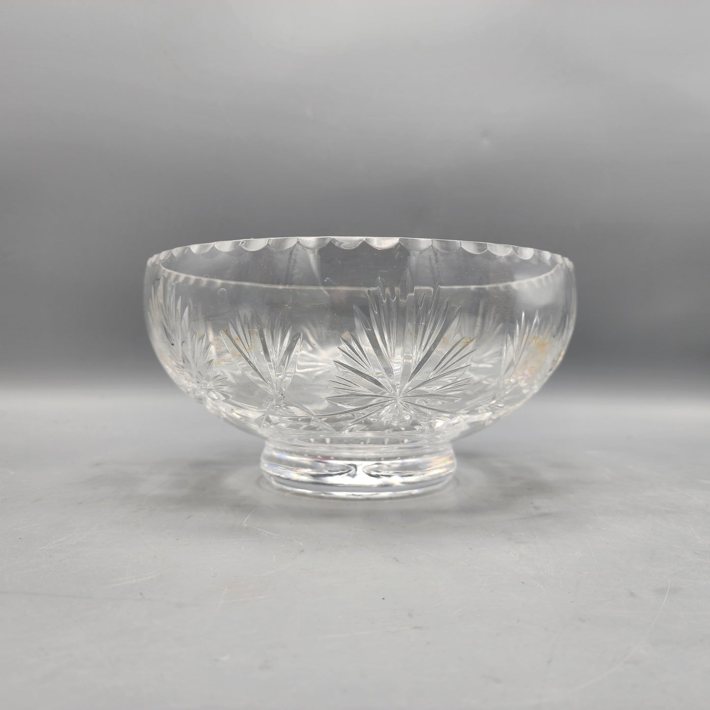 Vintage Cut Crystal Bowl