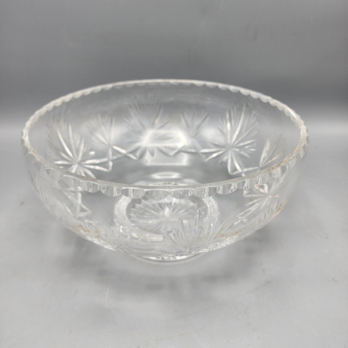 Vintage Cut Crystal Bowl
