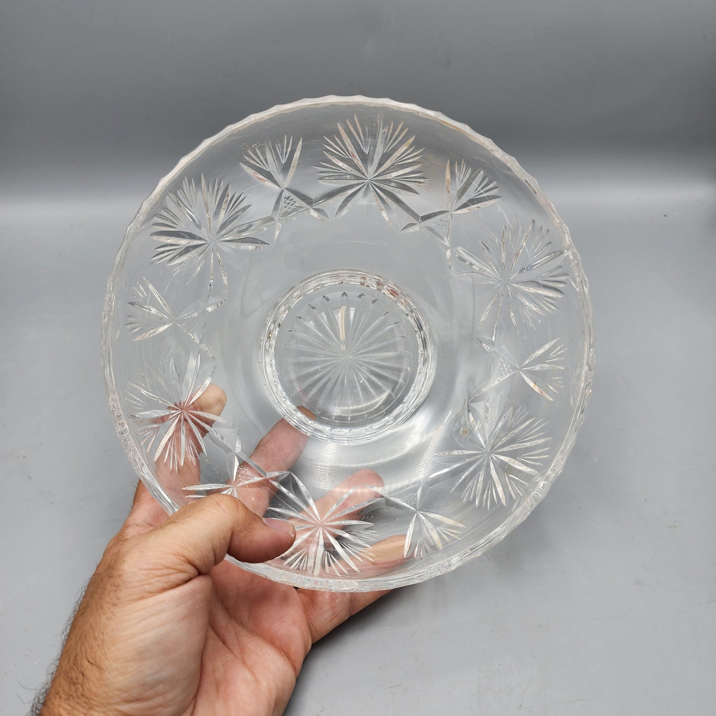 Vintage Cut Crystal Bowl
