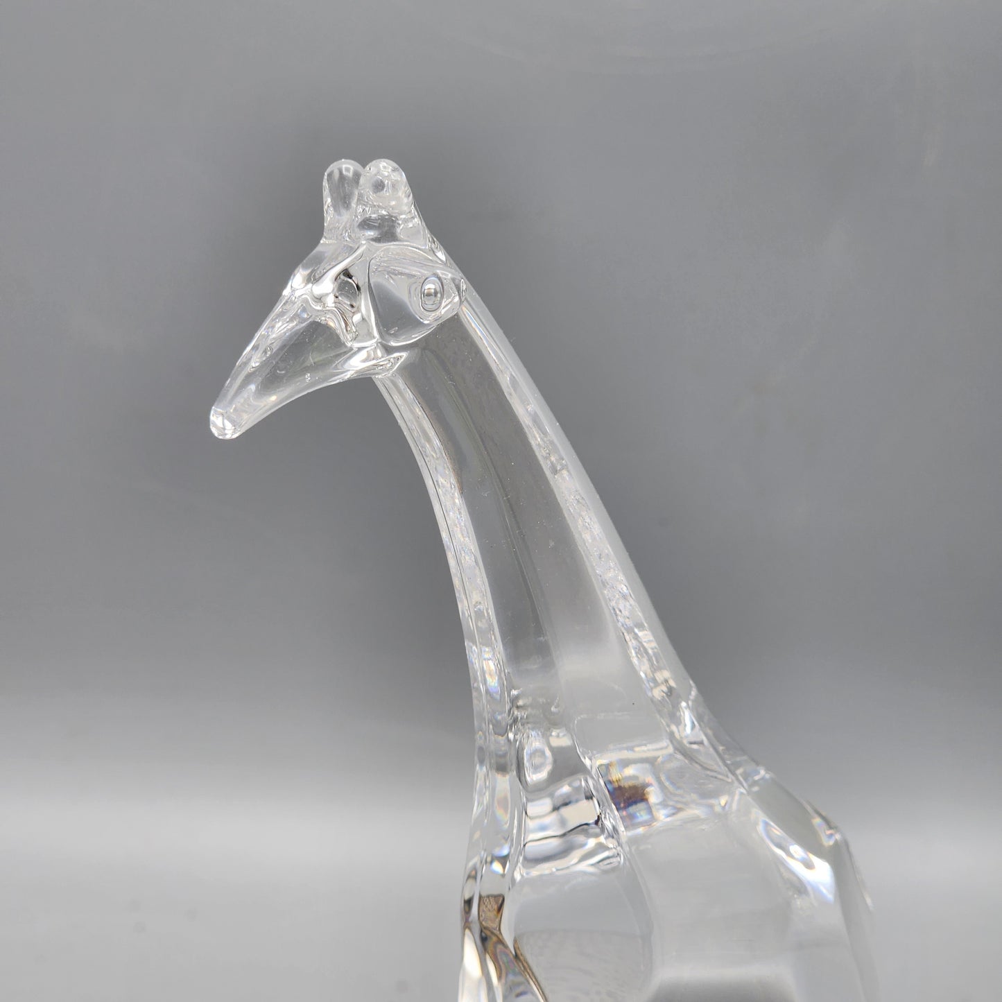 Orrefors Crystal Zoo Giraffe Figure