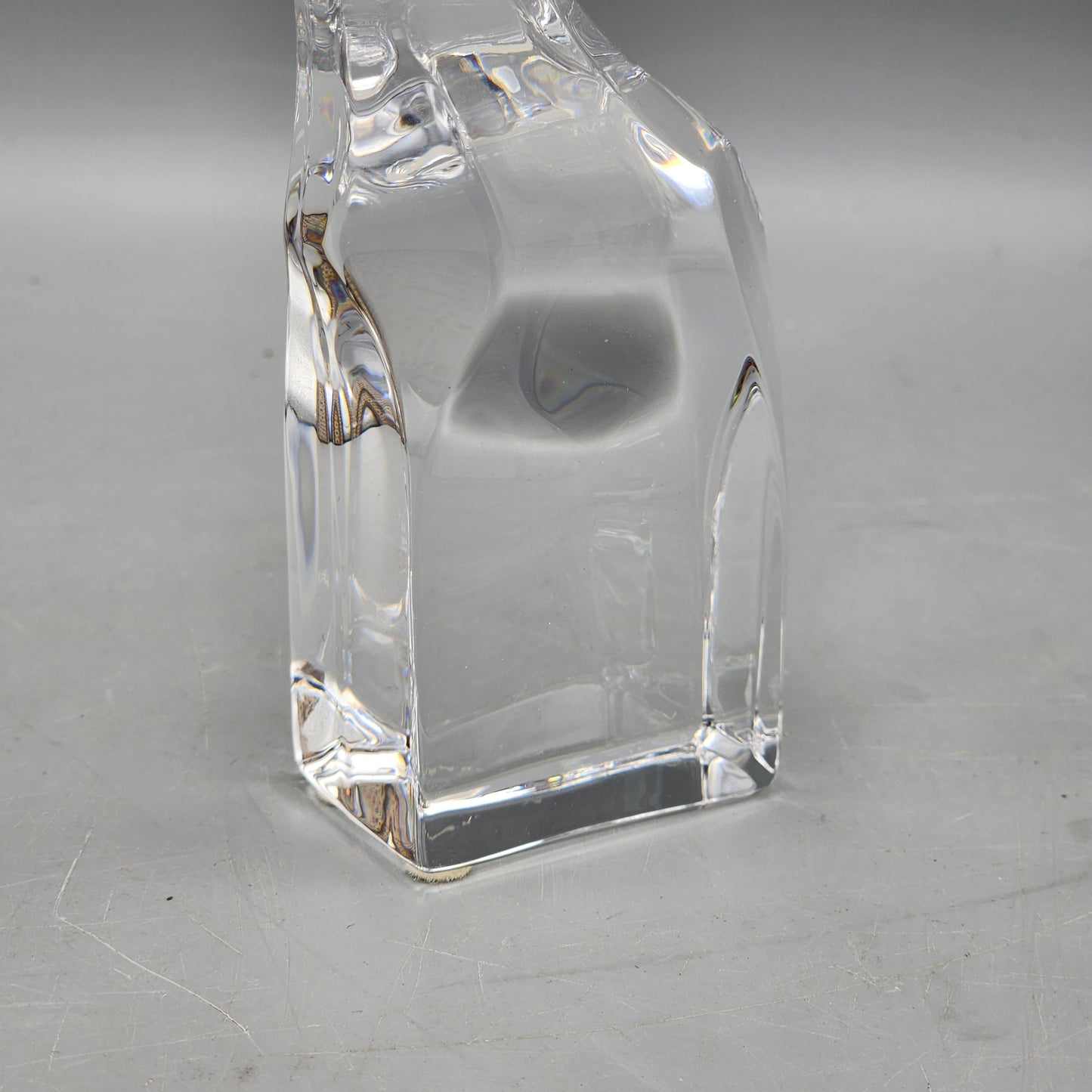 Orrefors Crystal Zoo Giraffe Figure