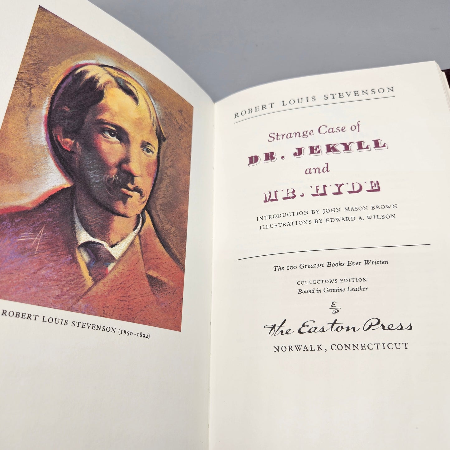 Leatherbound Book - Robert Louis Stevenson "Dr Jekyll and Mr Hyde" Easton Press