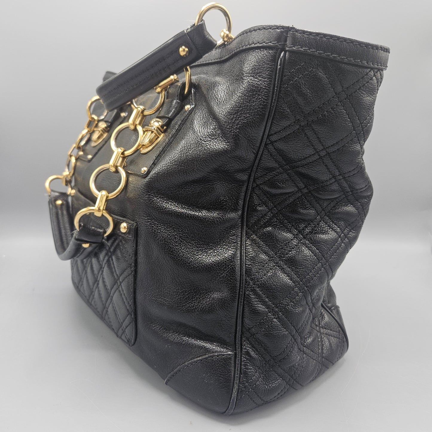 Black Marc Jacobs Quilted Leather Bag