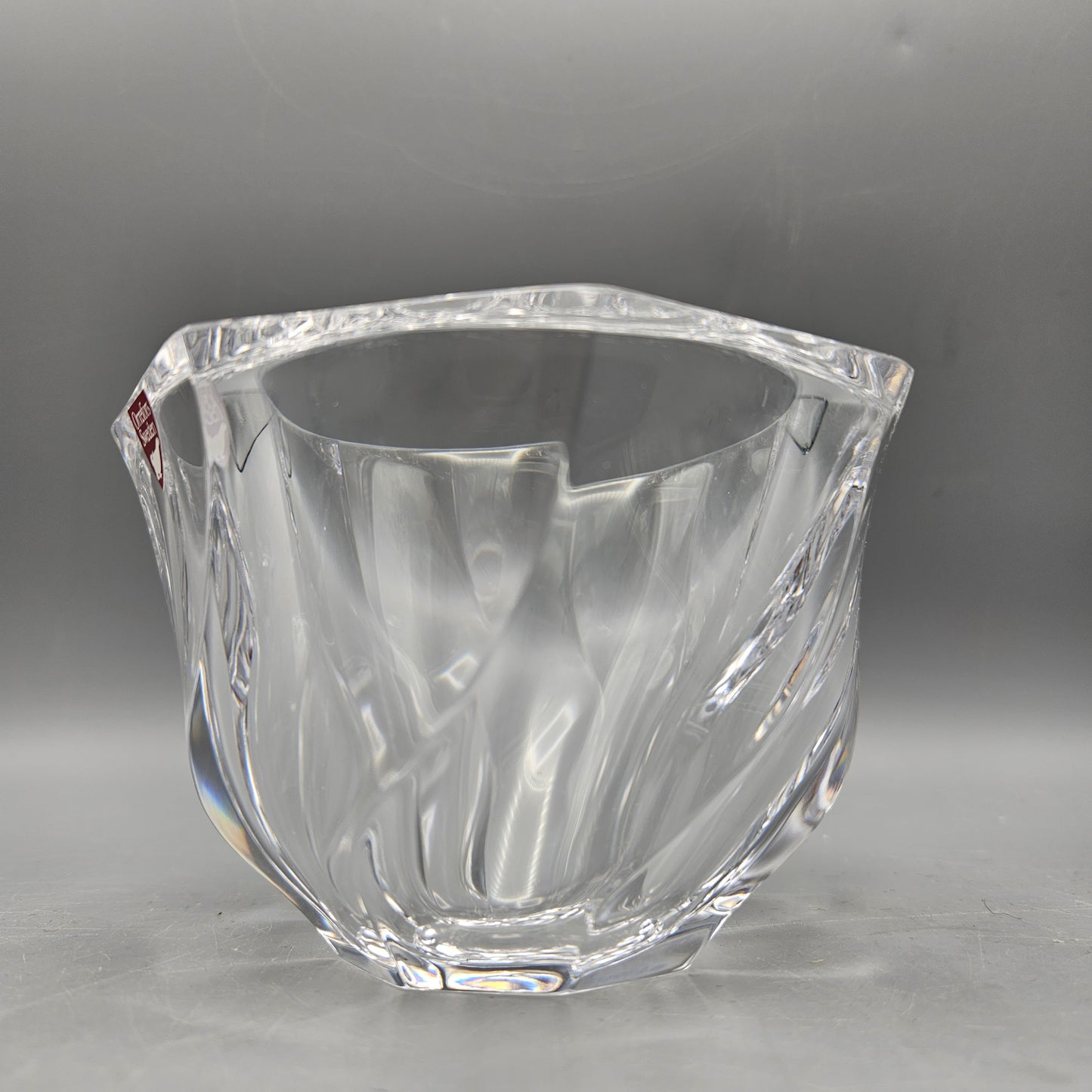 Orrefors Crystal Residence Swirl Pattern Bowl
