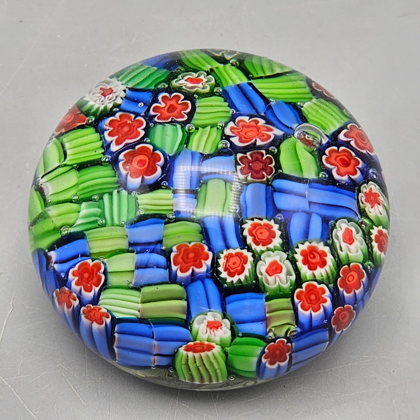 Il vetro dei dogi Italian Art Glass Millefiori Paperweight