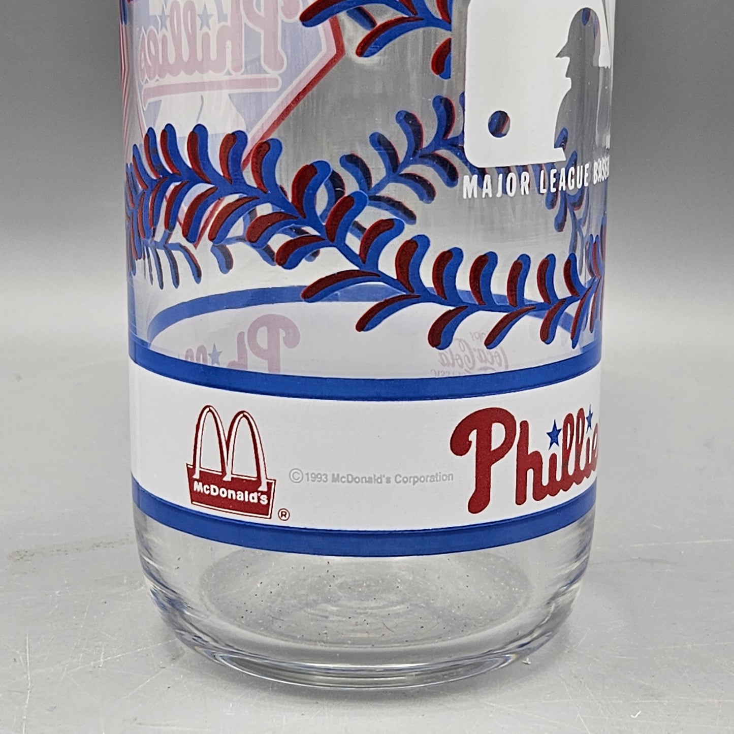 1992 McDonald's Philadelphia Phillies Glass Tumbler