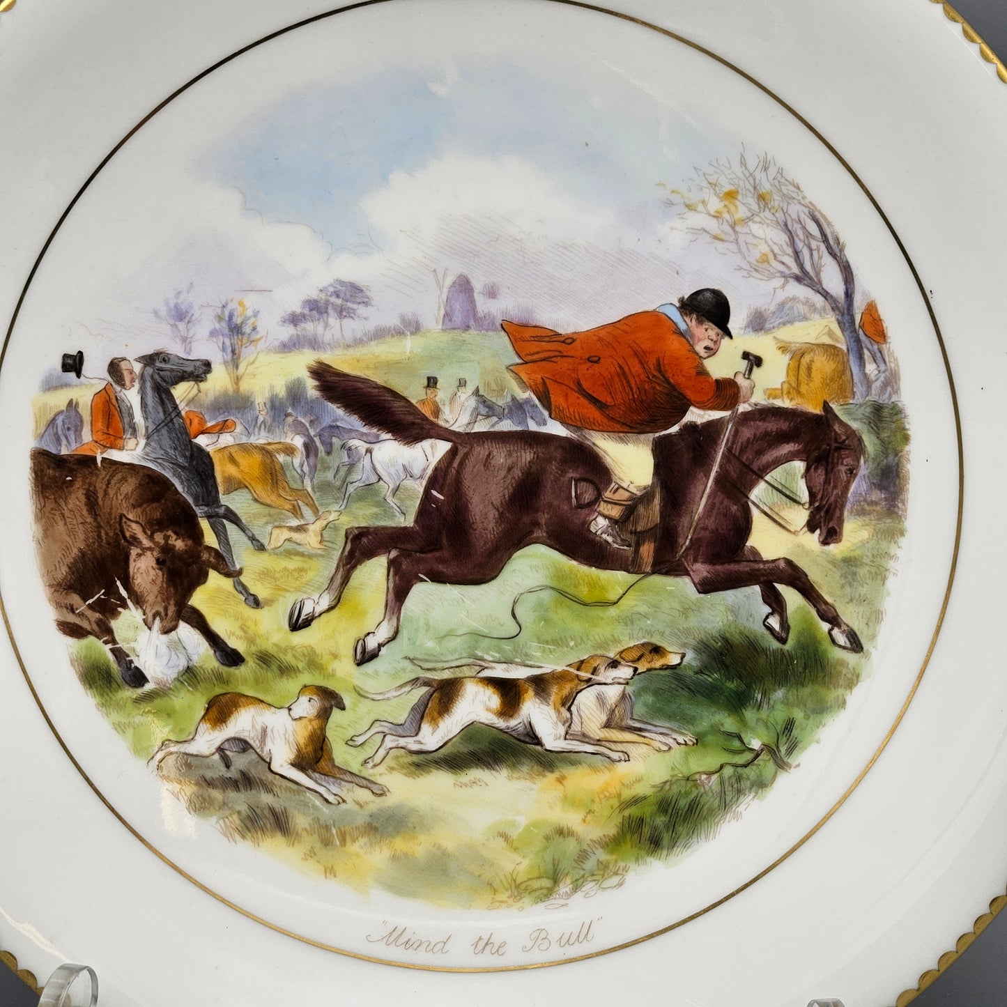 Wedgwood Bone China Jorrocks Plates - Set of Eight
