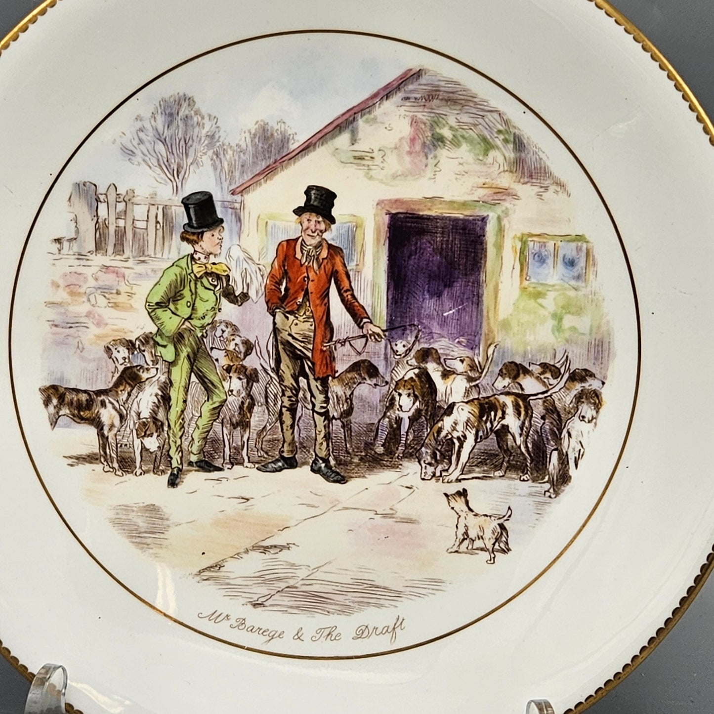 Wedgwood Bone China Jorrocks Plates - Set of Eight