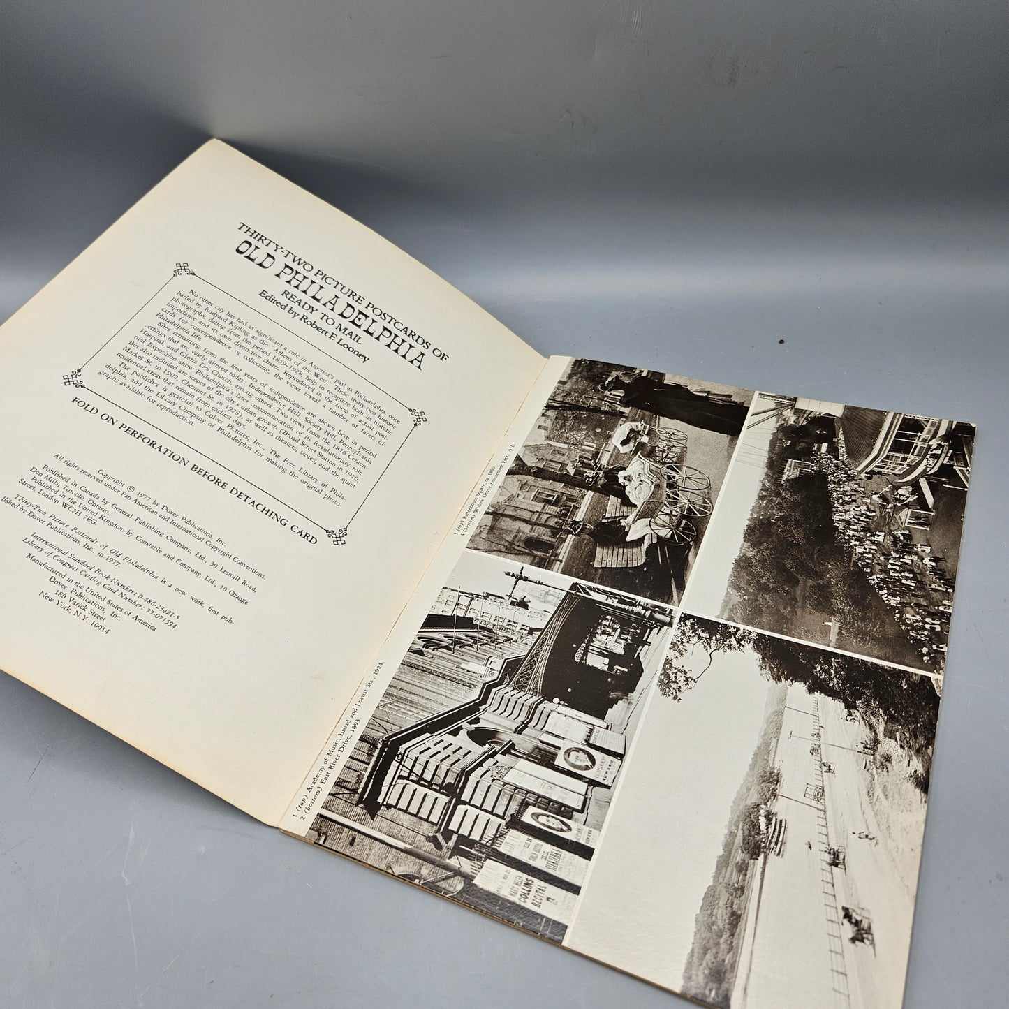 Robert Looney Thirty-Two Picture Postcards of Old Philadelphia
