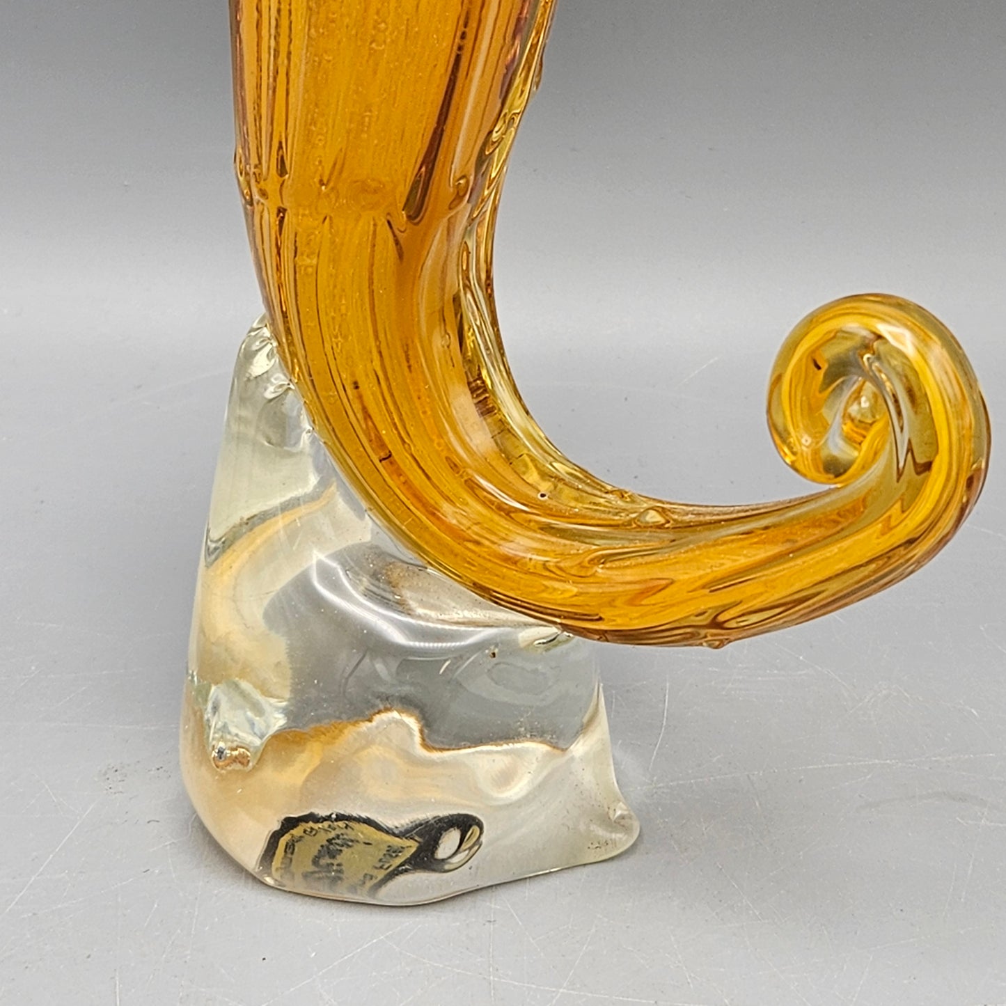 Vinci by Dynasty Gallery Fused Glass Seahorse Figurine