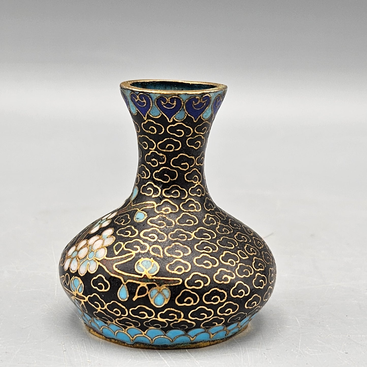 Miniature Chinese Cloisonné Vase