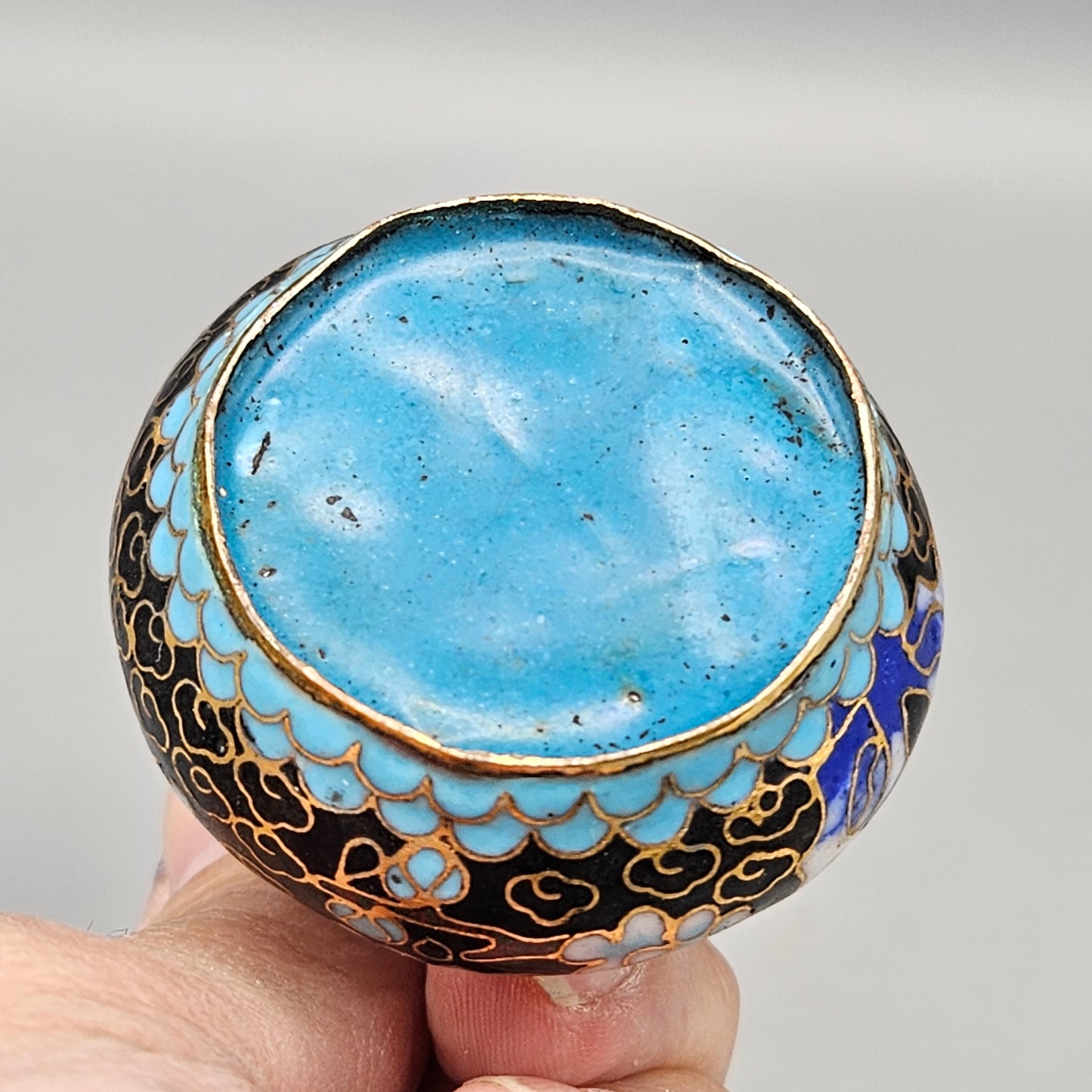 Miniature Chinese Cloisonné Vase