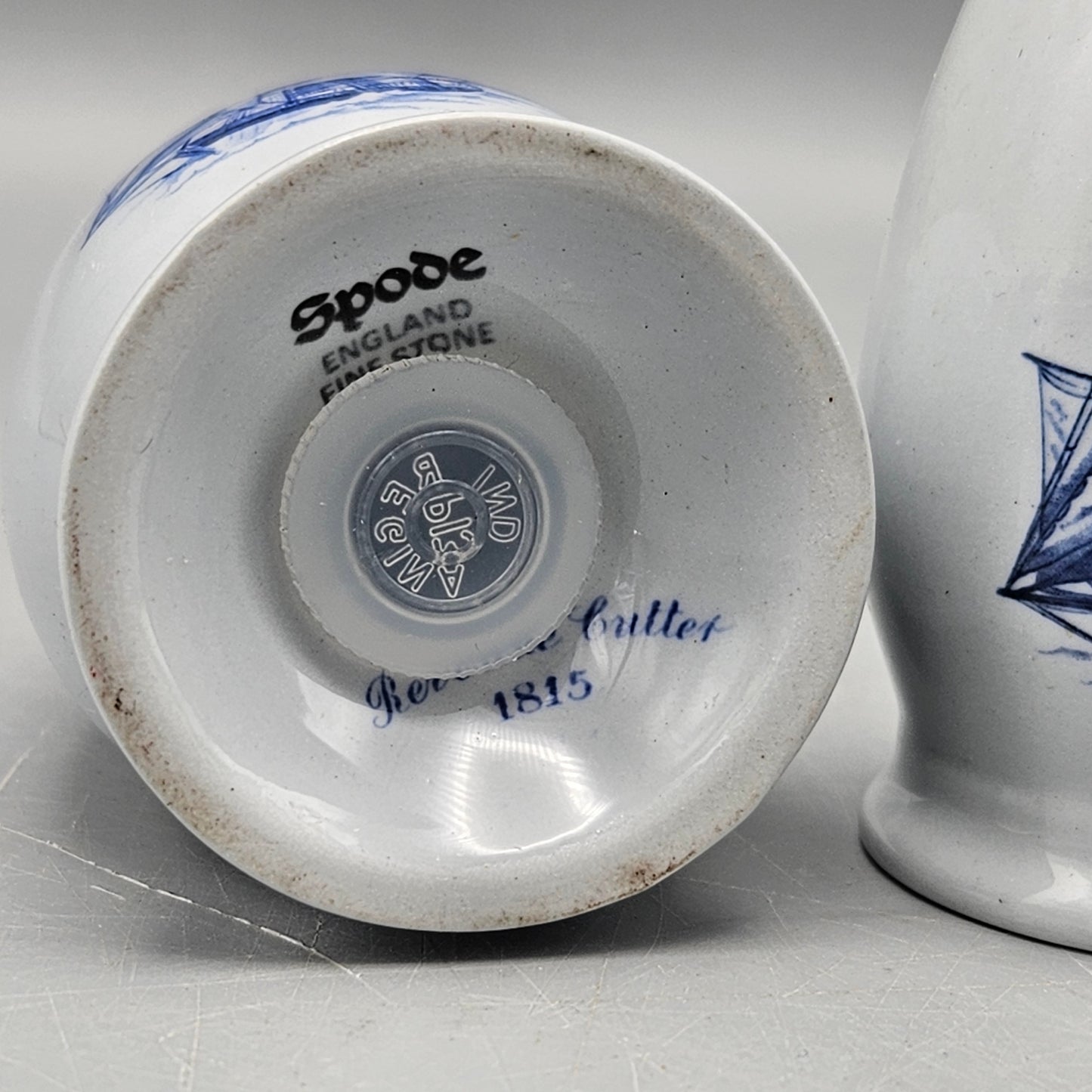 Spode Blue Trade Winds Salt & Pepper Shakers