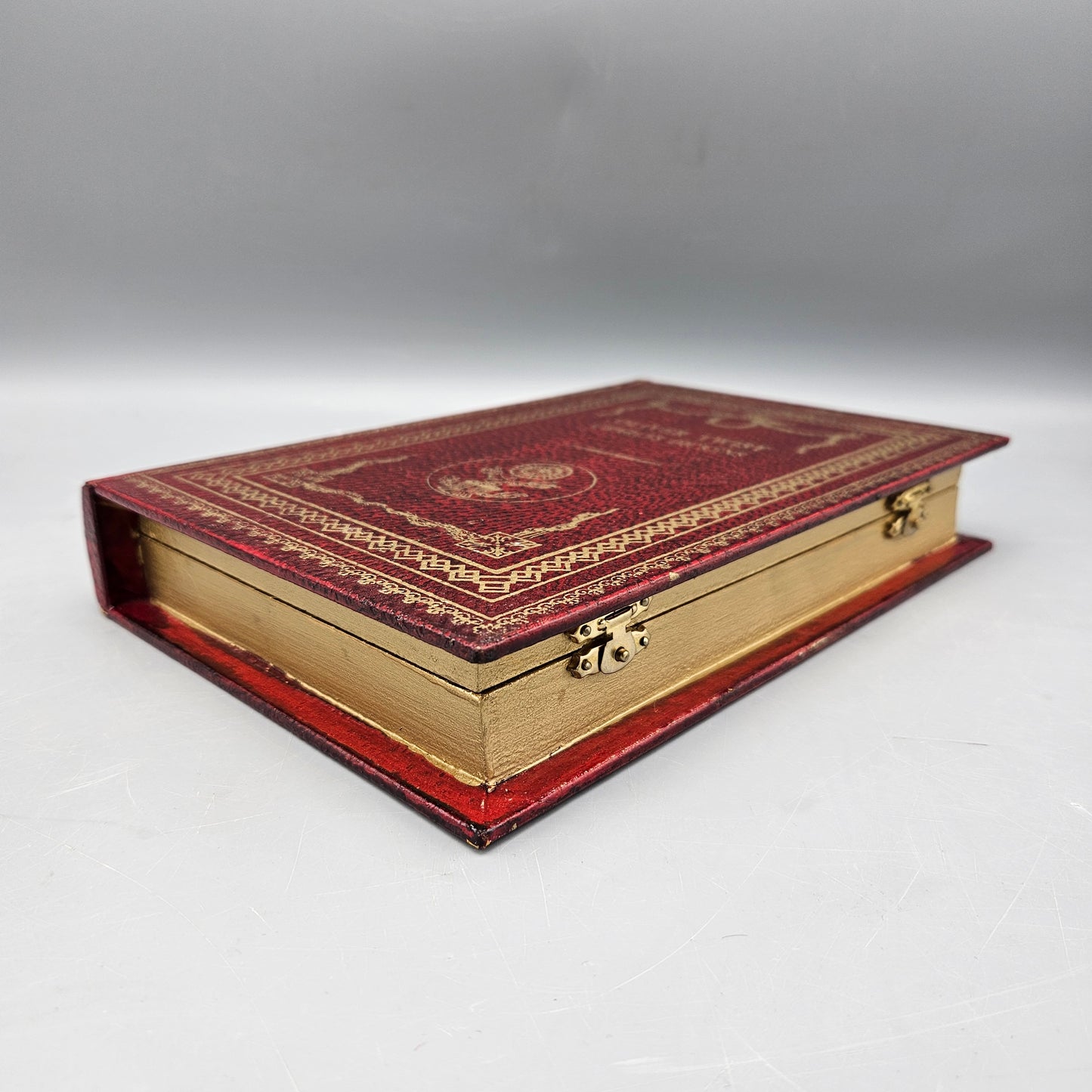Faux Book Box with Latches
