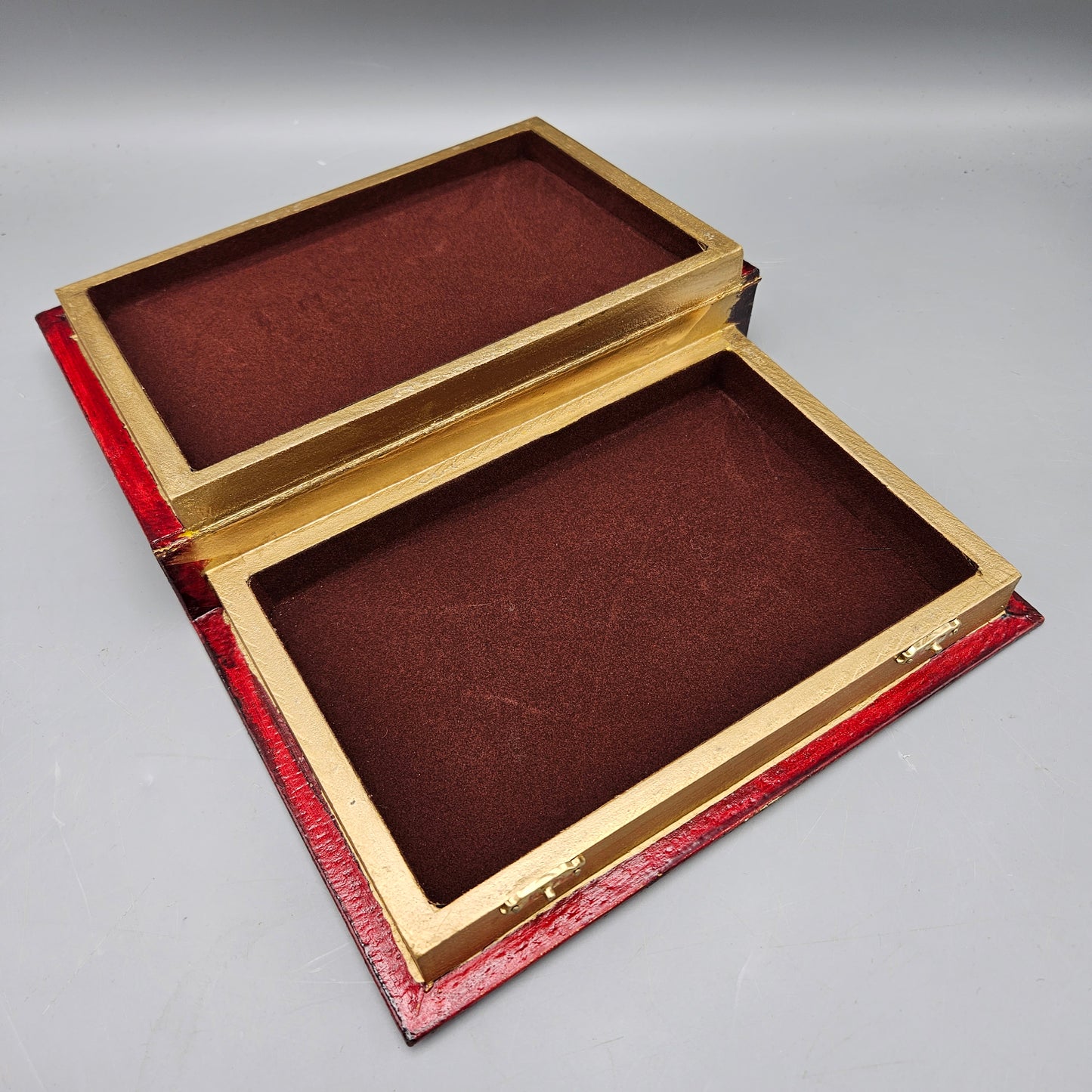 Faux Book Box with Latches