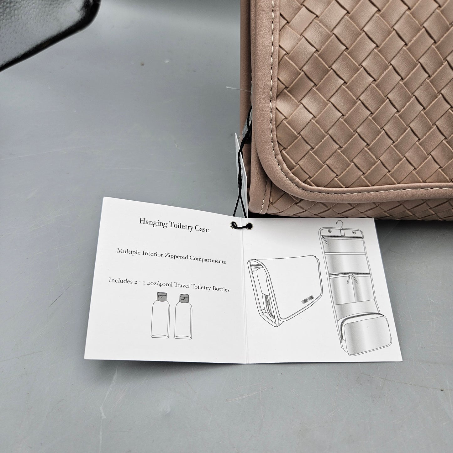 Joan and David Hanging Toiletry Case