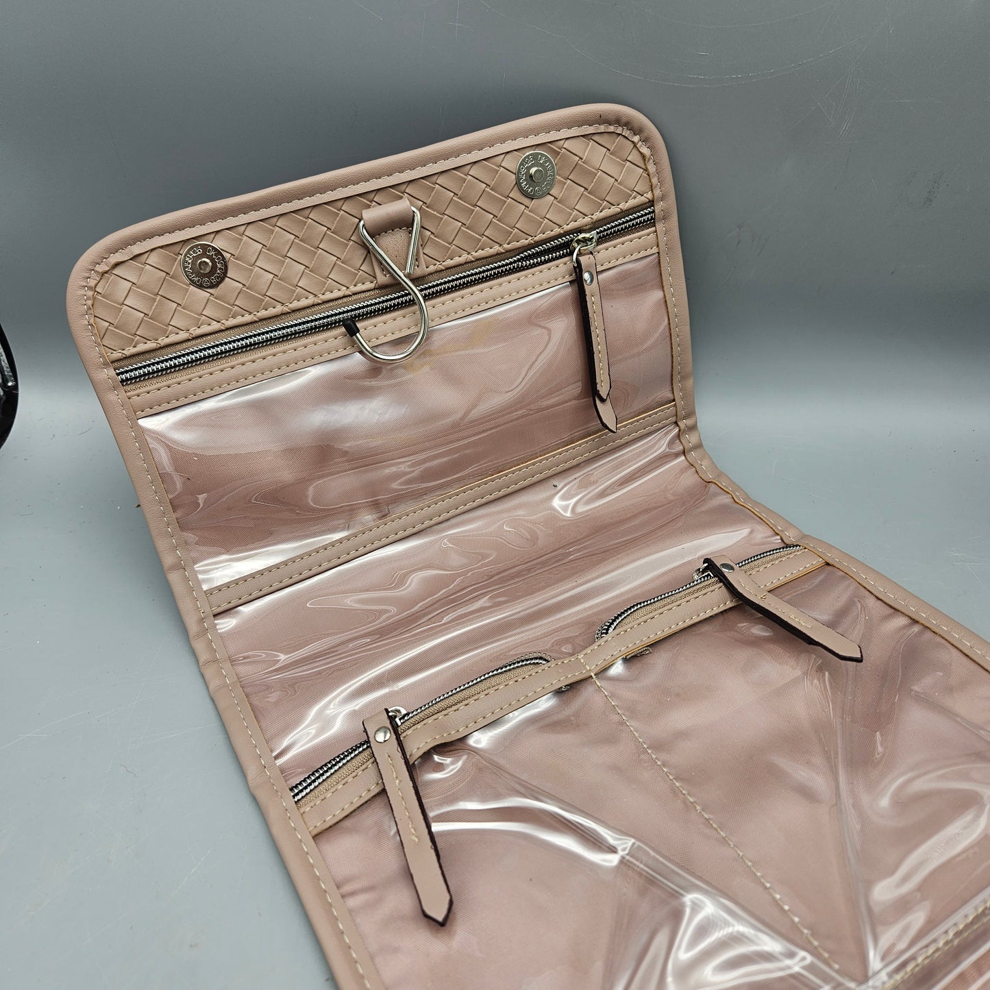 Joan and David Hanging Toiletry Case