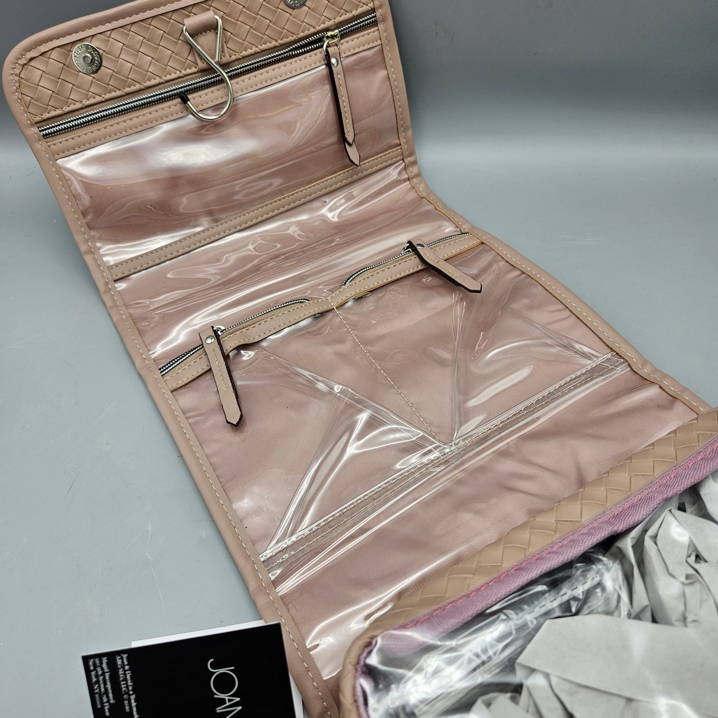Joan and David Hanging Toiletry Case