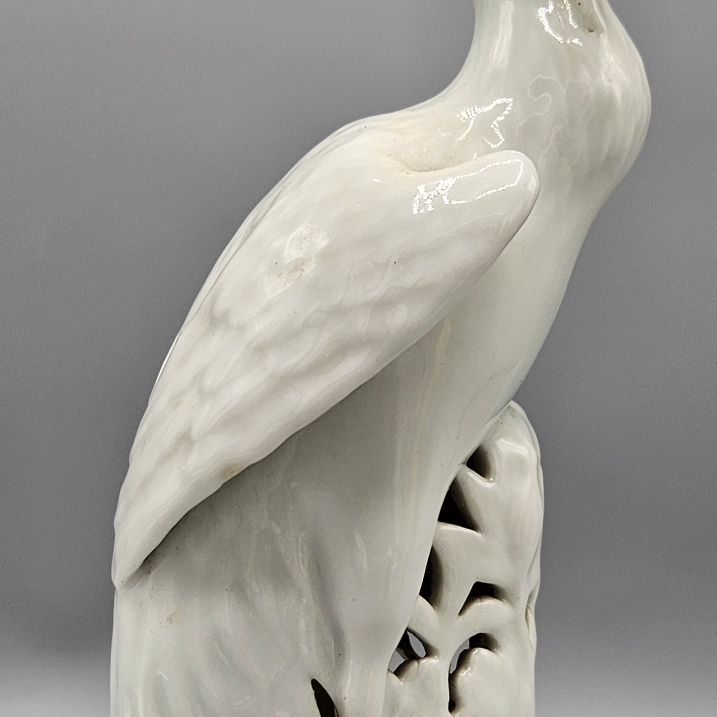 Vintage Chinese Porcelain Blanc de Chine Bird Figure