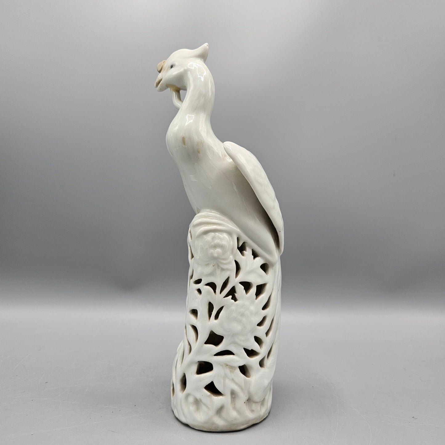 Vintage Chinese Porcelain Blanc de Chine Bird Figure