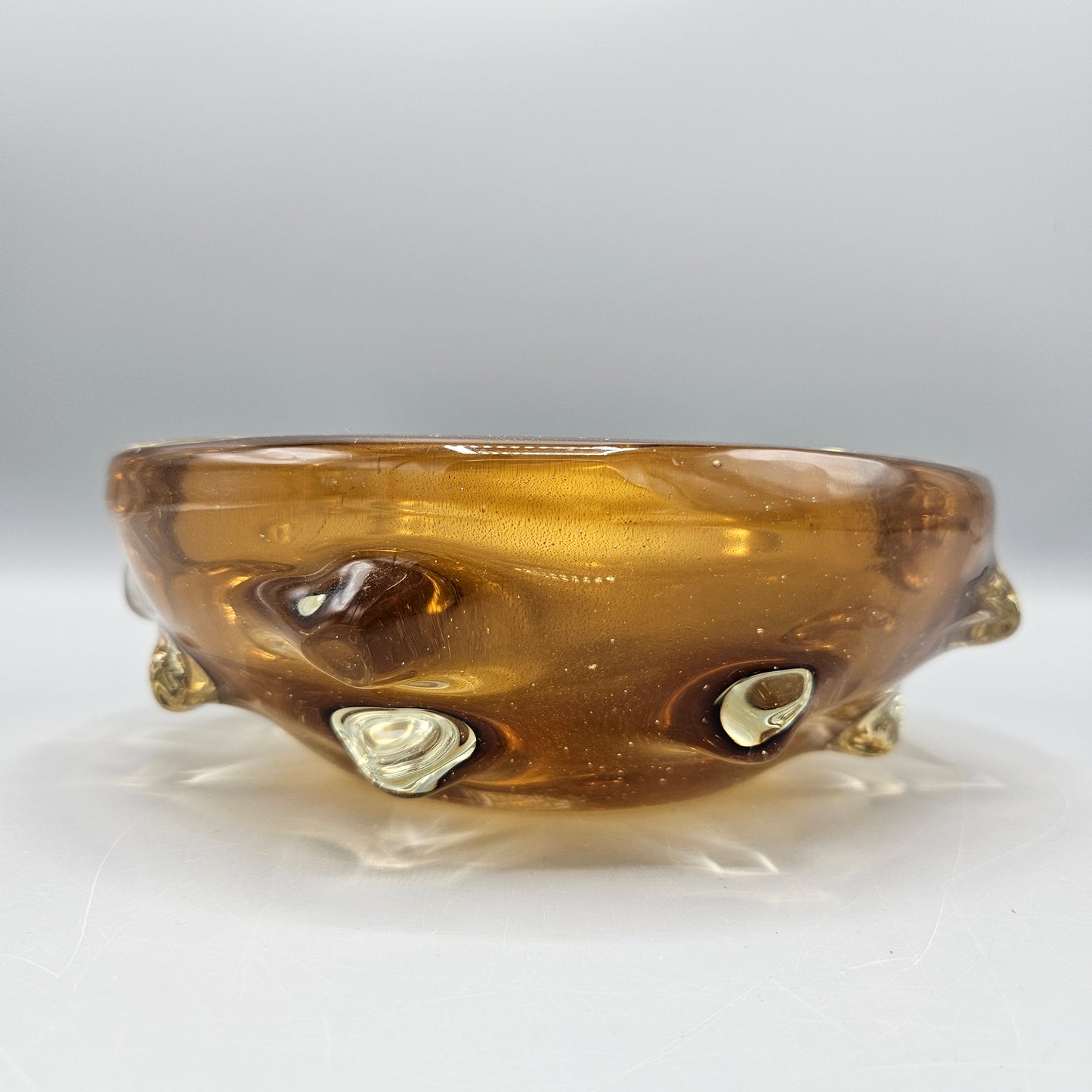 Murano Glass Anemone / Geode Bowl