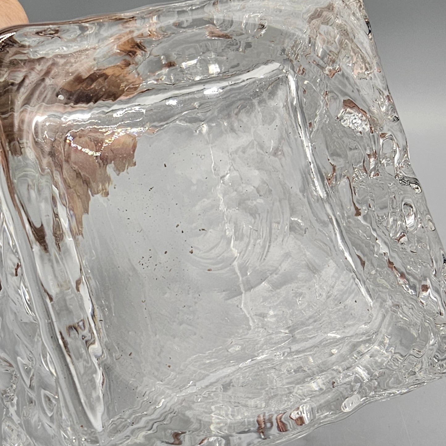 Crystal Cracked Ice Votive Candle Holder