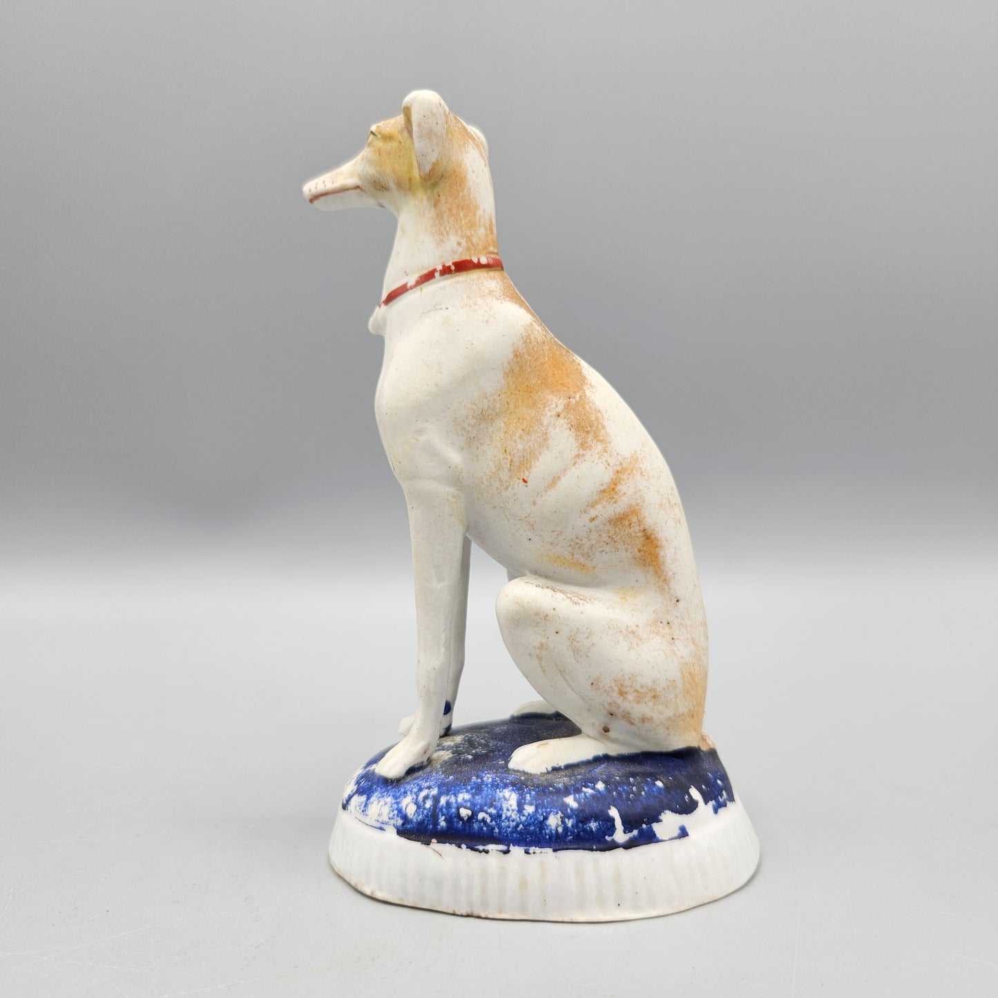 Staffordshire Porcelain Greyhound Figurine