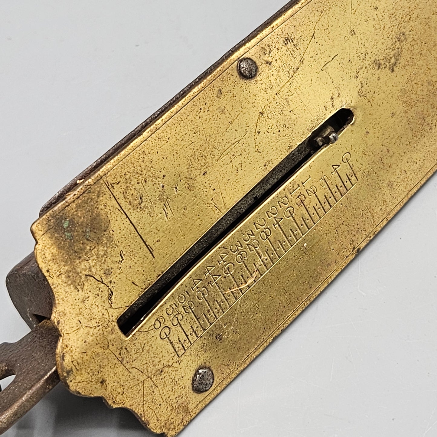 Antique Brass Salter's Improved Spring Balance Scale