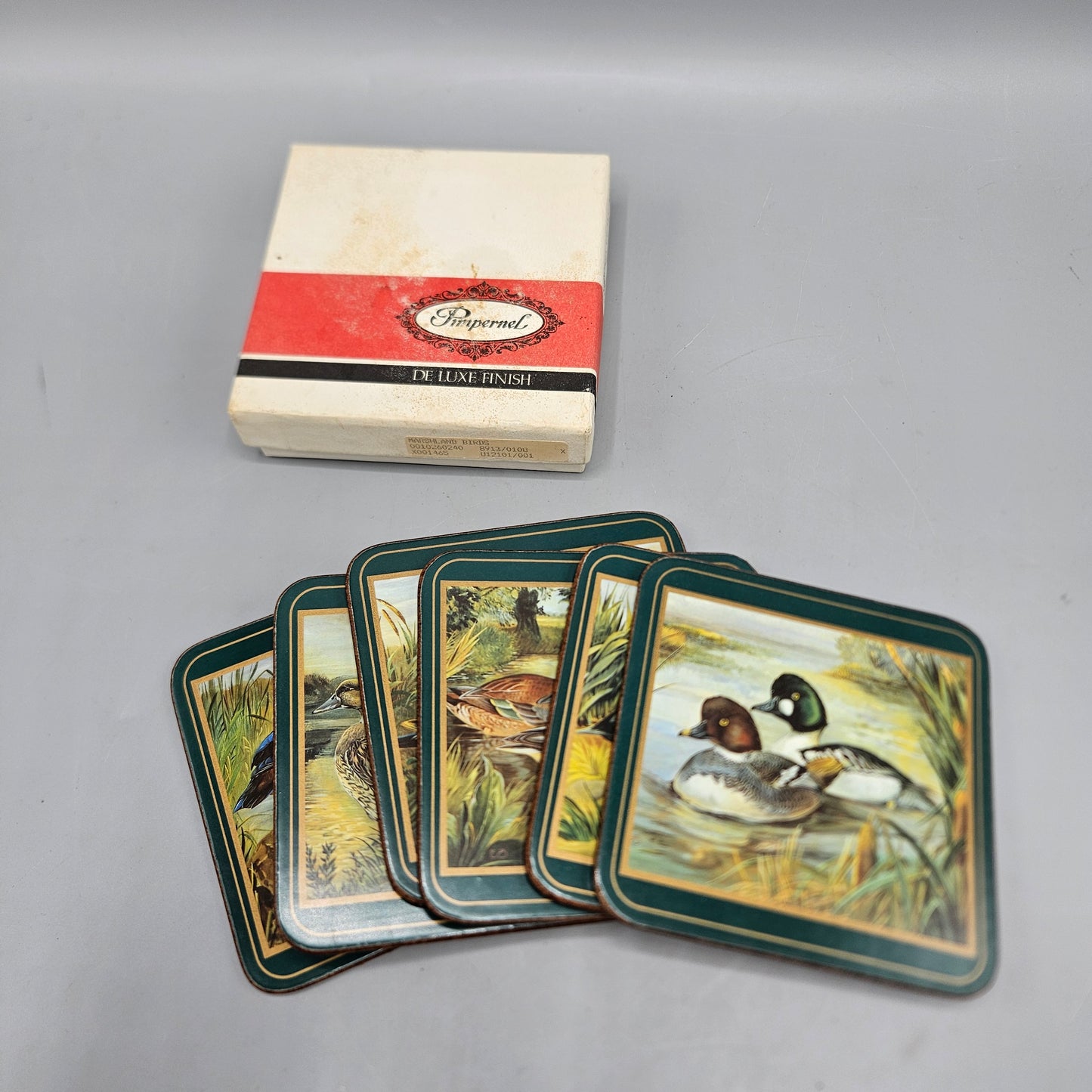 Pimpernel Marshsland Birds Coasters - Set of Six