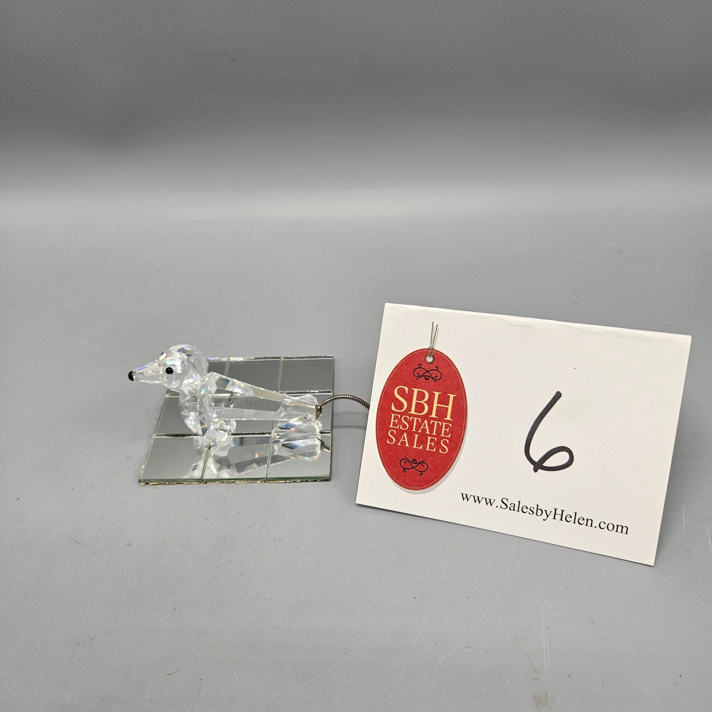 Swarovski Crystal Dachshund Figurine