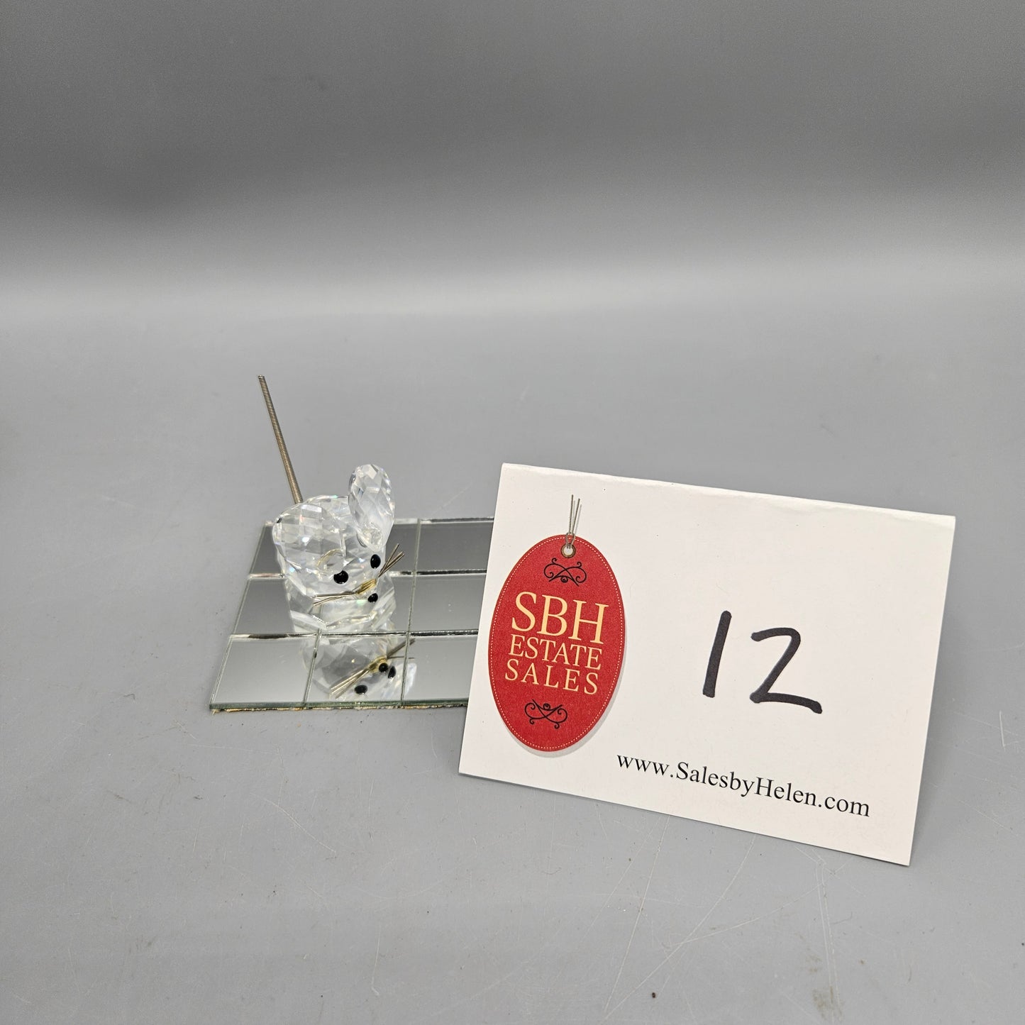 Swarovski Crystal Mouse Figurine